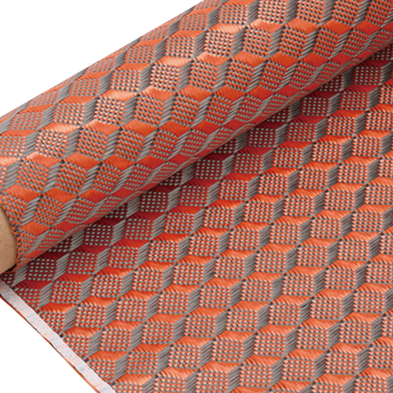 پارچه بافته شده فیبر کربن مخلوط قرمز/سیاه کربن مخلوط پارچه بافته شده فیبر کربن مخلوط قرمز/سیاه کربن مخلوط