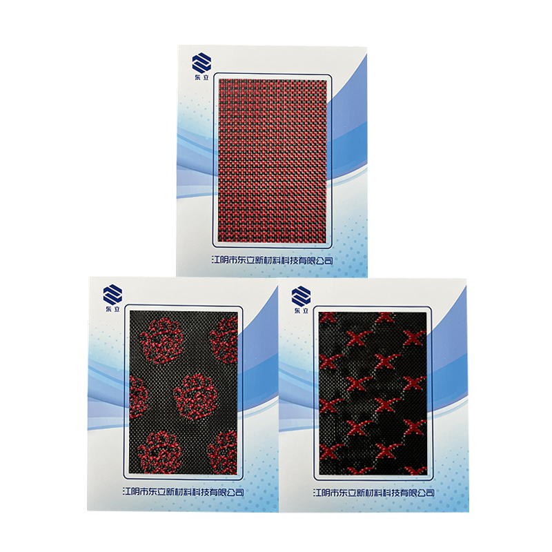 پارچه بافته شده فیبر کربن مخلوط قرمز/سیاه کربن مخلوط پارچه بافته شده فیبر کربن مخلوط قرمز/سیاه کربن مخلوط